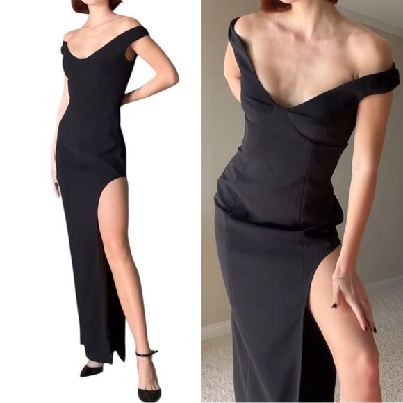 NWOT Lovers + Friends High Low Black Dress Size S - Picture 1 of 9